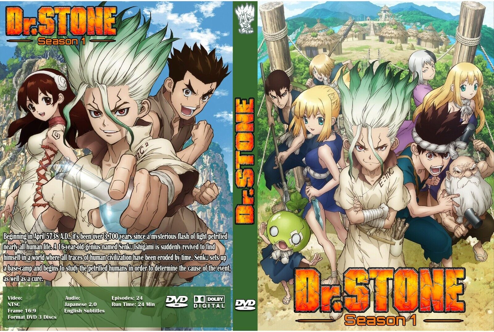 2023 Japan Drama Dr.STONE NEW WORLD Blu-ray English Sub Boxed