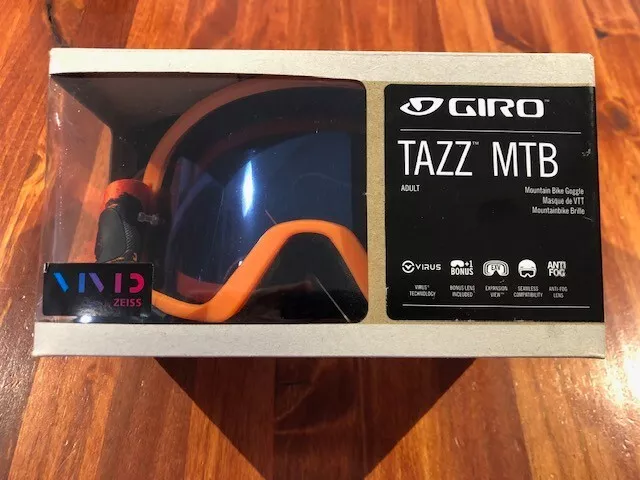 Giro Tazz MTB Bike Motocross Goggles Adult Lava Orange Grey Vivid