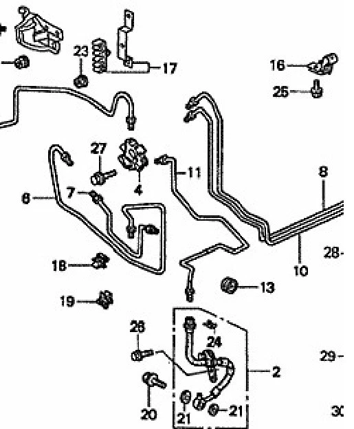 *NUEVO* Válvula dosificadora de freno para Honda Civic 1996-2000 cupé y hatchback Foto 4 de 4