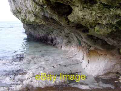 Foto 6x4 Wellenschnitt Kerbe in der Ostseite des Fledermauskopfes Chaldon Herrin um 2006