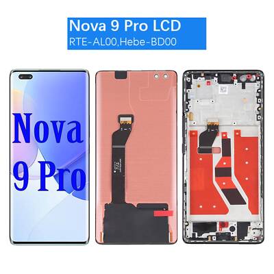 For Huawei Nova 9 Pro OLED LCD Touch Screen Digitizer Frame Display Replacement