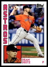2019 Topps Dean Deetz #84R-DD 1984 Topps Insert RC Houston Astros
