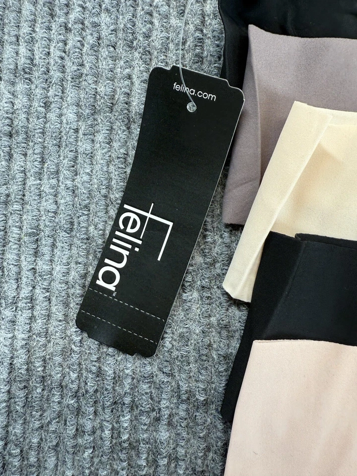 Felina Ropa Interior Damas Mediana 5 Pack Tanga Nuevo Satinado Foto 3 de 4