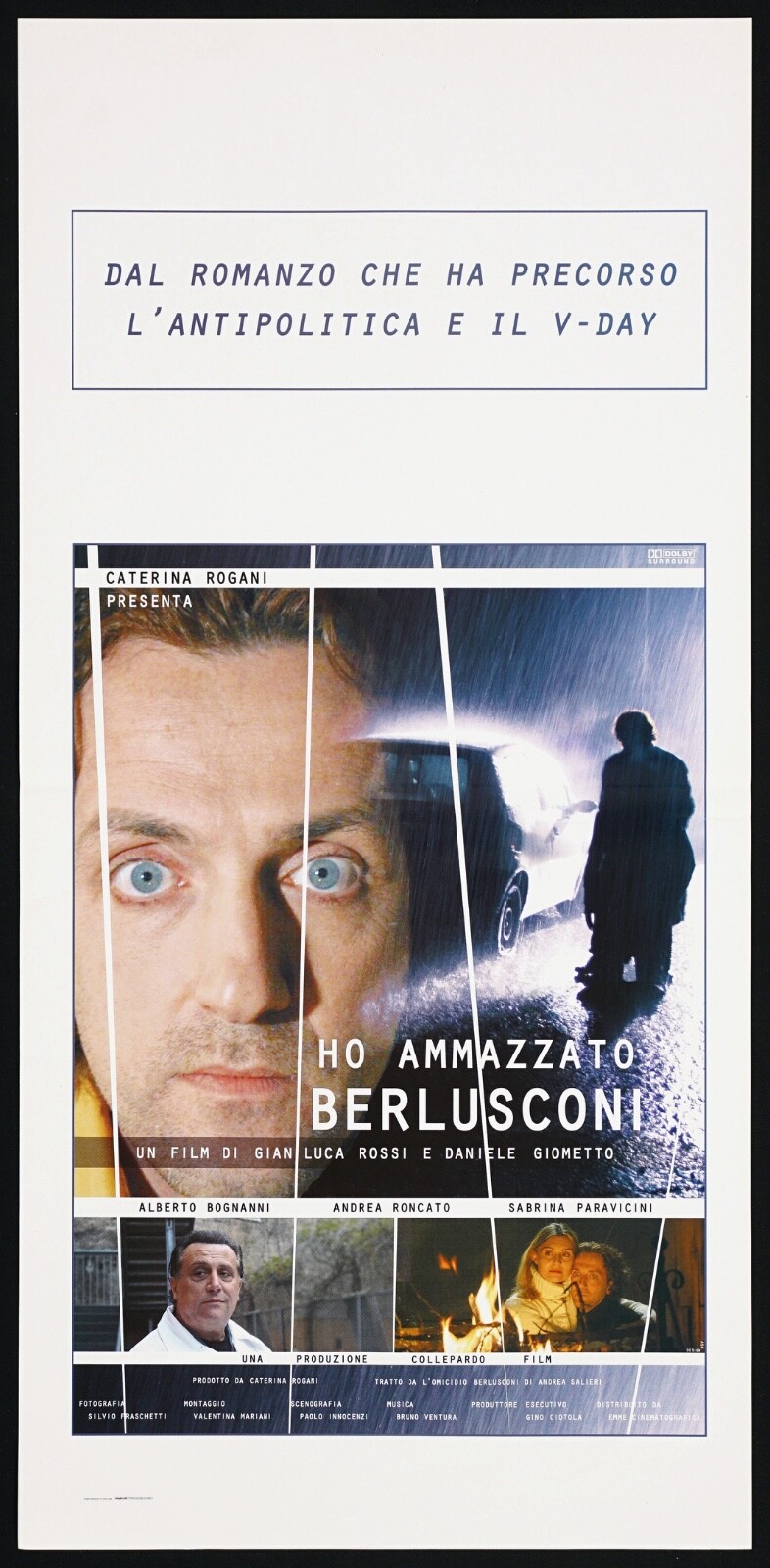 Locandina originale film Ho ammazzato Berlusconi (2008) - Regia di Gianluca Rossi