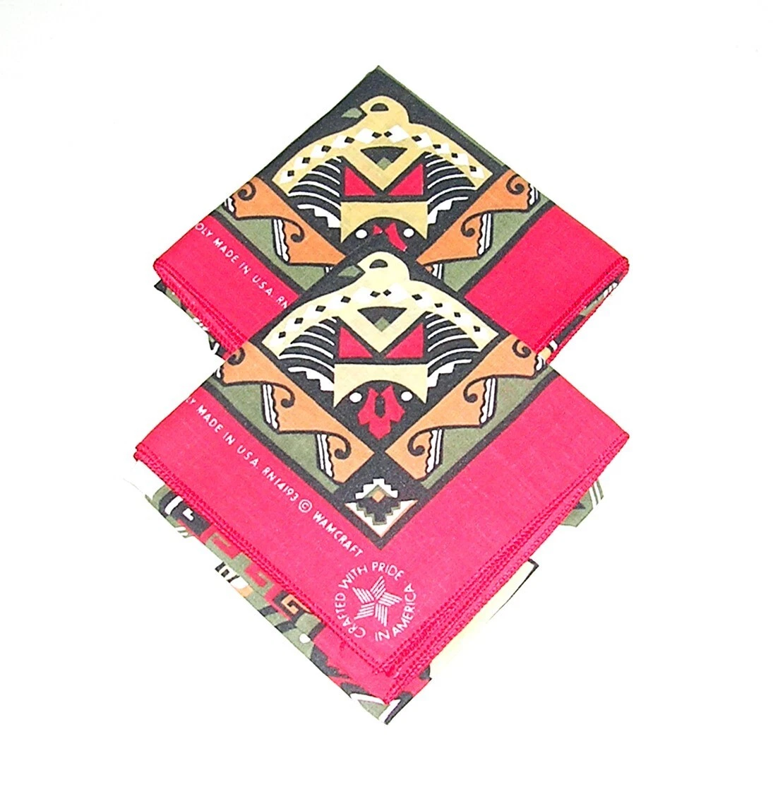 Wamcraft Bandana In Vintage Handkerchiefs for sale | eBay