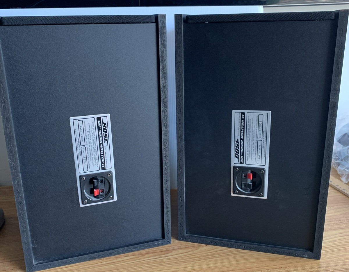 Bose ボーズ301Music Monitor II 2Way Speaker BOSE 301 BLACK MUSIC MONITOR II Direct Reflecting Speakers Matched