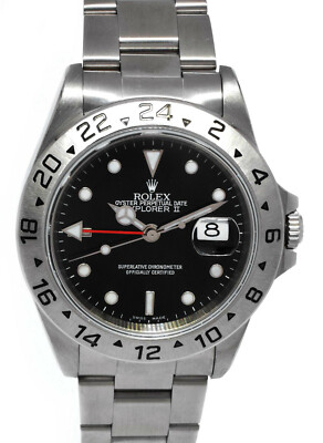 Rolex Explorer II GMT Steel Black Dial 