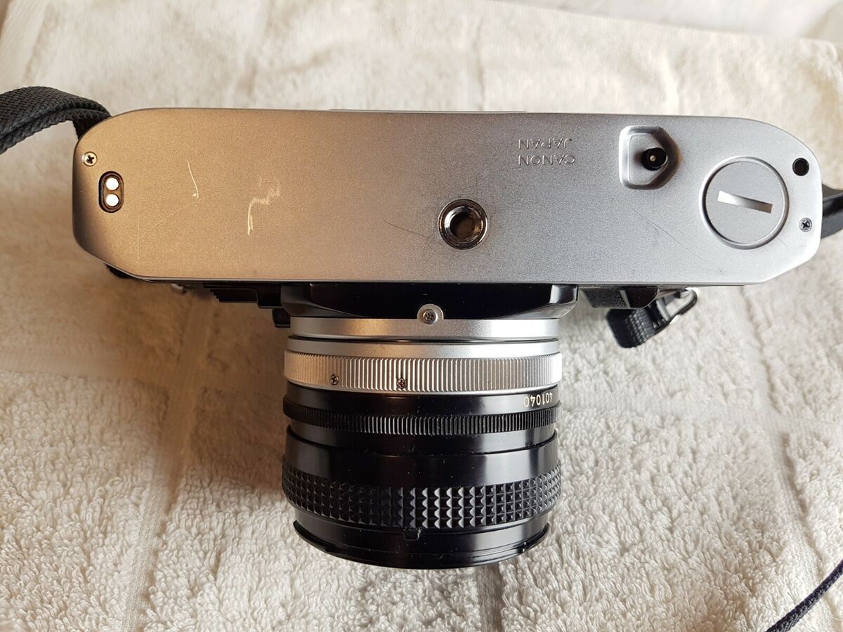 Silver Version Canon AE-1 Camera with Canon FD 50mm f1.8 Silver Version Canon AE-1 Camera with Canon FD 50mm f1.8