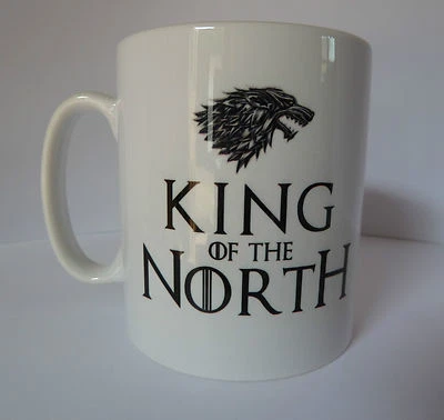 PRO-PRINTUK King of the North Game of Thrones inspired ceramic Mug Coffee Cup Gift Present