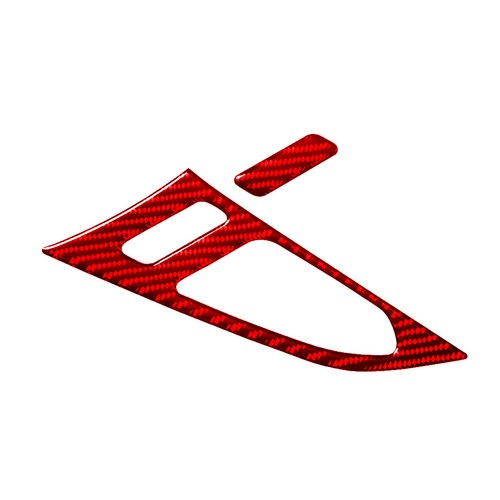 3Pcs For Cadillac CTS 08-22 Red Carbon Fiber Front Door Handle Bowl Panel Trim - Bild 6 von 11