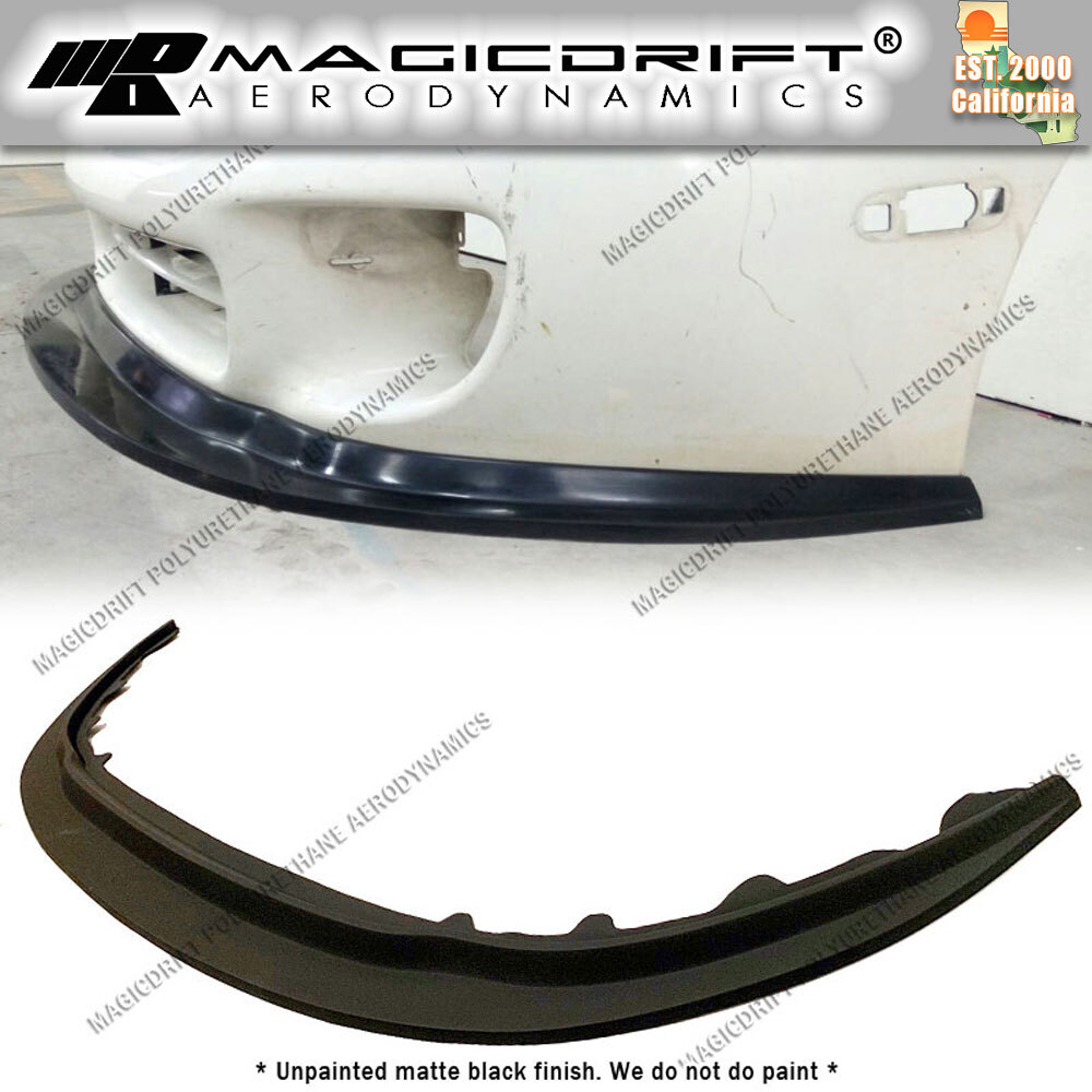 For 97-98 Toyota Supra MK4 MDA Style Front Bumper Lip Track Flat