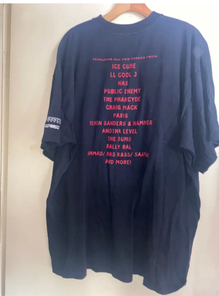 street fighter movie TSHIRT rass kass saafir PUBLIC ENEMY ll cool j craig Mack - Image 4 of 4