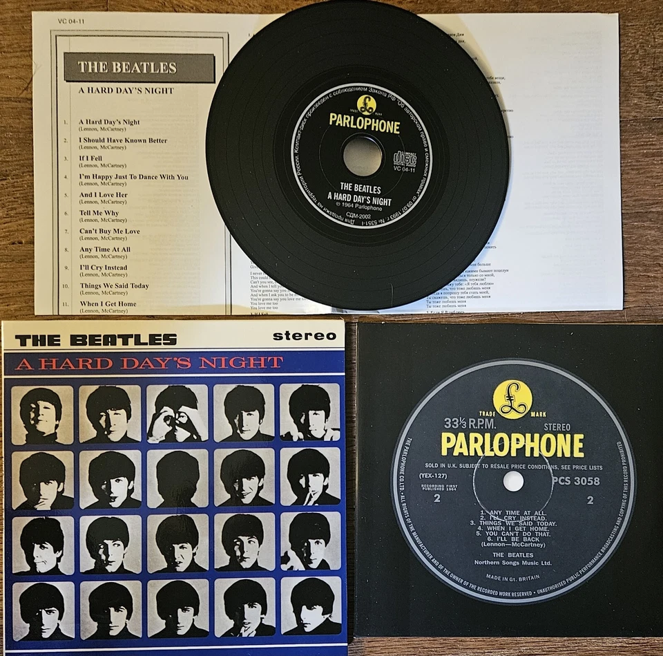 The Beatles трудные дни ночь альбом LTD издание CD миниLP новый в запечатываемый рукав - Изображение 4 из 4