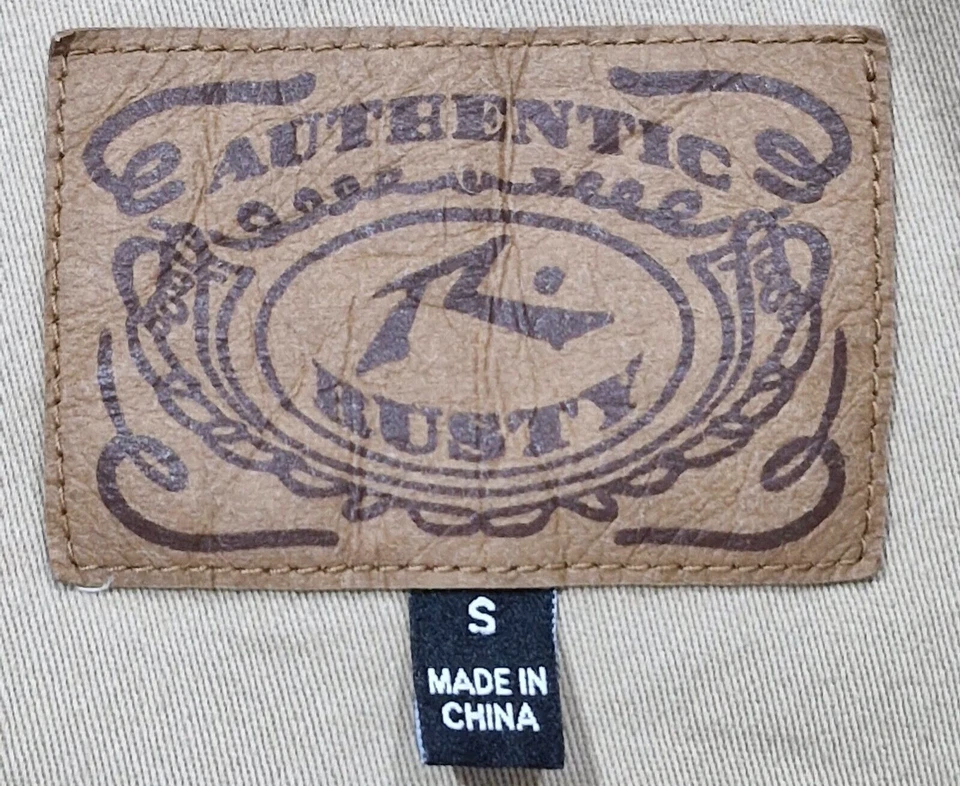 Rusty Jacket Mens Size Small Brown Corduroy - image 3 of 4