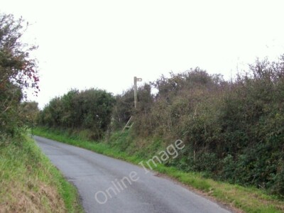 Photo 6x4 Stile and guide post at the start of the Llangian section of th c2010