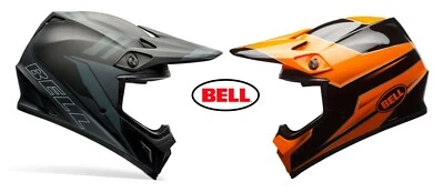 CASQUE BELL MX9 NOIR MAT ou ORANGE Motocross / Enduro / Supermotard MX/SX - Photo 1/4