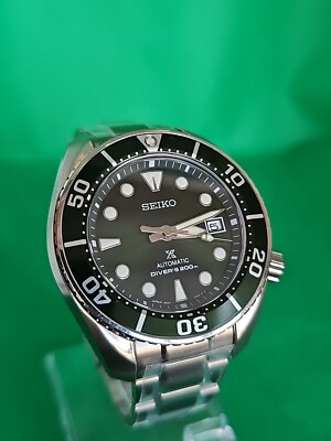 Seiko Prospex Herren Edelstahl 45mm Automatik Sumo 200m Taucheruhr