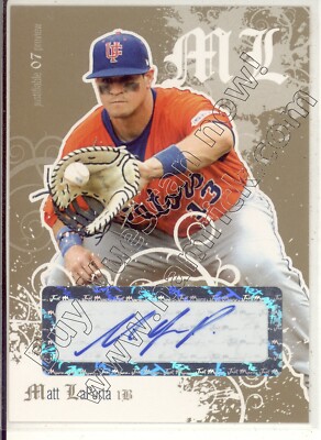 matt laporta rookie rc draft auto autograph florida gators uf college #/50 2007