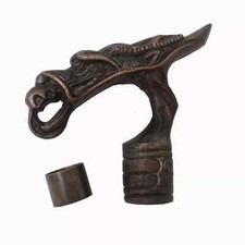 Handle Only Vintage Wooden Walking Stick Cane Designer Dragon Head Antique