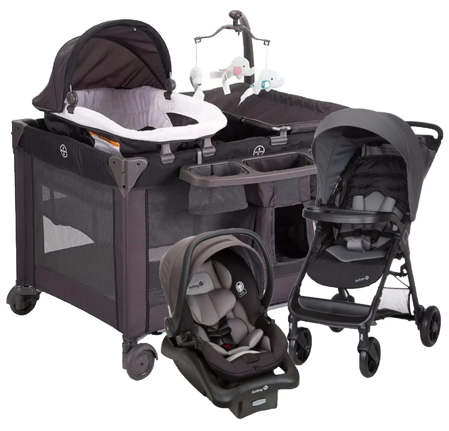 Sistema de viaje Negro Safety 1st Cochecitos