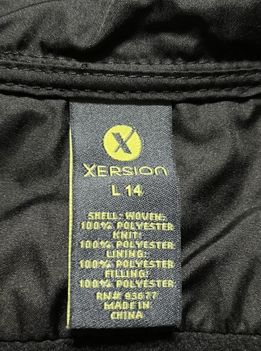 XERSION Athletic Jacket Coat Girl’s Size 14 Black - Picture 4 of 5