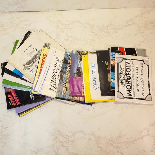 Lot of 30 NES Manuals Original VTG Instruction Booklets for Nintendo Games