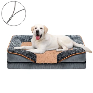 Dog Bed for Large Medium Small Dogs Orthopedic Pet Dog Sofa Bed with Removable a