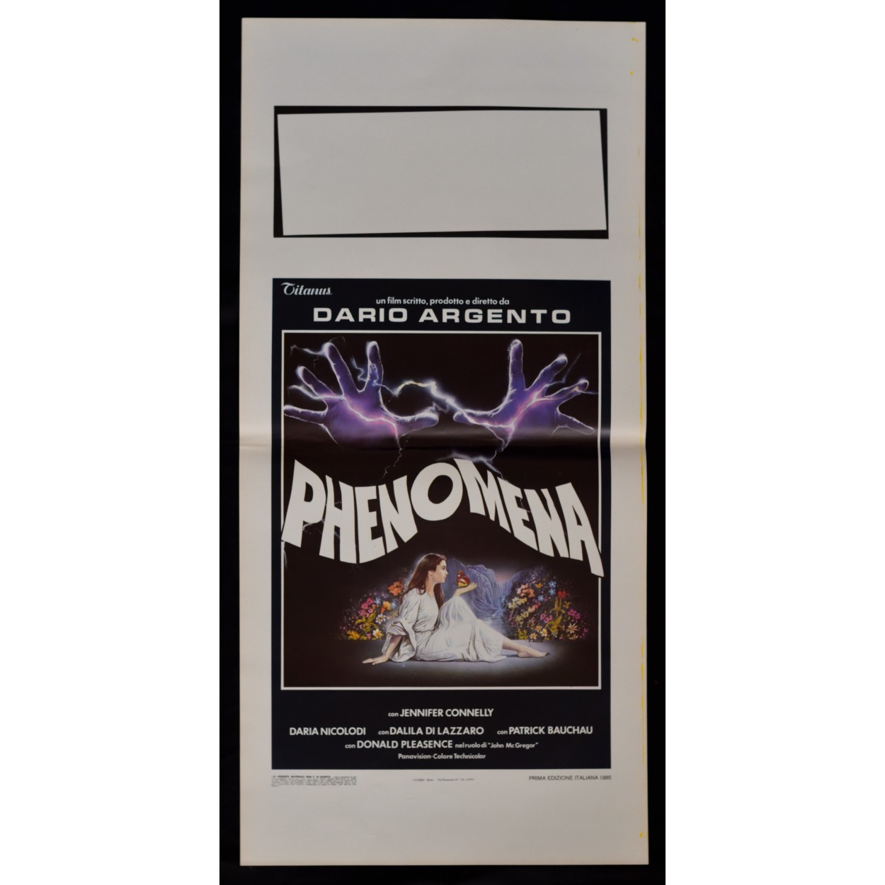 Locandina originale film Phenomena (1985) - Regia di Dario Argento