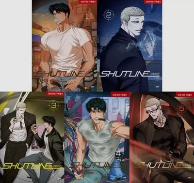 SHUTLINE Vol 1-5 Full Set Korean BL Manhwa Lezhin Webtoon