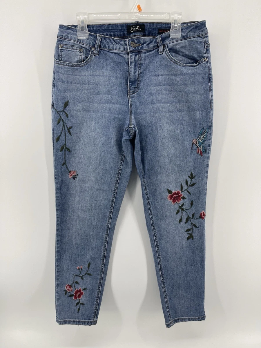 Jean évasé Denim Couture Denim de coton bleu foncé