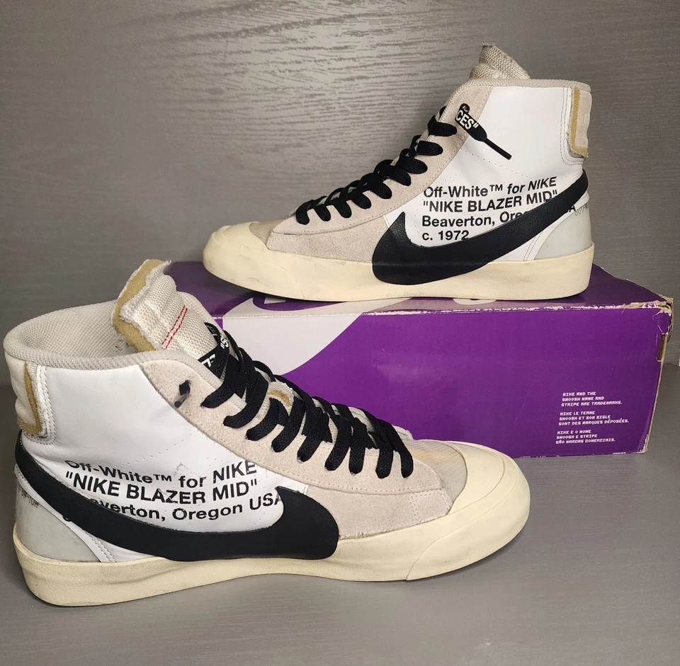 Size 9 - Nike Off-White x Blazer Mid The Ten - Image 2 of 4