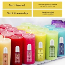 Beesworks Candle Dyes | 16 Colors Liquid for DIY [Multiple] 