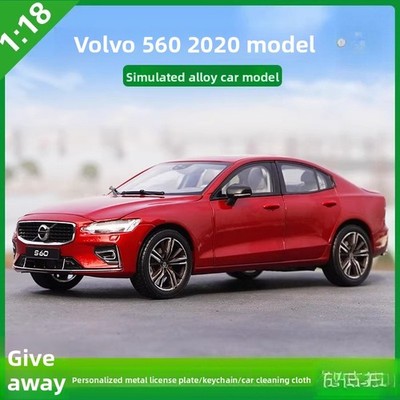 1:18 Original Volvo New Generation S60 2020 New S60 Alloy Simulation Car Model