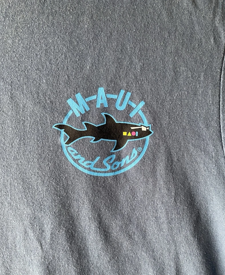 Maui And sons Men’s Short Sleeve T-shirt Size Medium Blue - Image 3 of 4