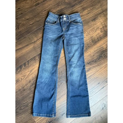 Vanilla Star Girls Medium Wash Bootcut Jeans Size 8 Double Button 0110 - Image 1 of 3
