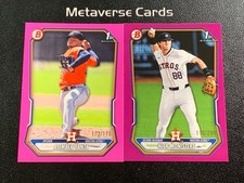 2026 Bowman Prospects 1st Alimber Santa Nick Monistere /175/299 Lot*2