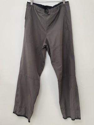Vintage Zegna Sport Brown Tech Nylon Utility Track Pants Ermenegildo Zegna M