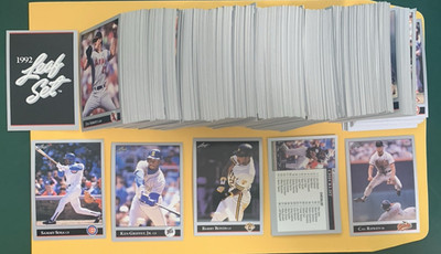 1992 Leaf Baseball SET BREAK singles - stars, rookies, Hall of Famers, #201-400