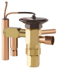 Parker 040416-13 3/8x1/2 ODF Brass Thermostatic Expansion Valve
