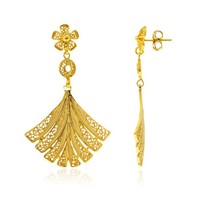 Cavill Silberohrringe Damen 925 Sterling Silber Goldplattiert Elegant