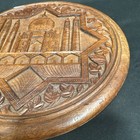 Vintage Hand-Carved Wooden Mosque Wall Plaque – 9” Round — photo 7