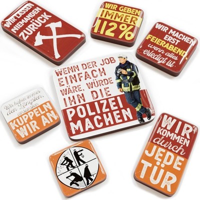 LANOLU Puzzle Magnetset 7 teilig Feuerwehr