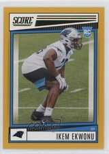 2022 Score Rookies Gold Ikem Ekwonu #322 11ur
