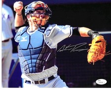 Austin Romine Signed 8x10 Photo New York Yankees Catcher JSA COA