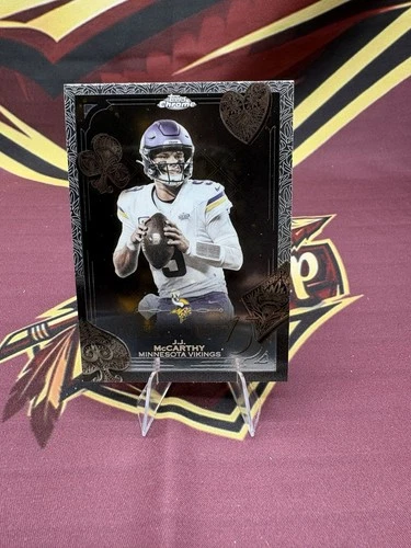 2025 Topps Chrome J.J. McCarthy Base (RAW)