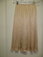 Vintage Warne'sr Half Slip - Peachy Beige Color - Size Small - 25.5" Long - b