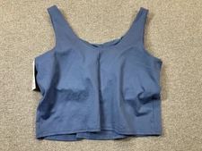 Xersion EverUltra-Lite V-Neck Long Line Bra Womens XL Supportive Athletic Top