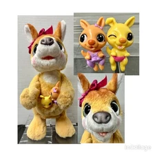 FurReal Mama Josie Interactive Kangaroo Plush Pet w/2 Babies 2020