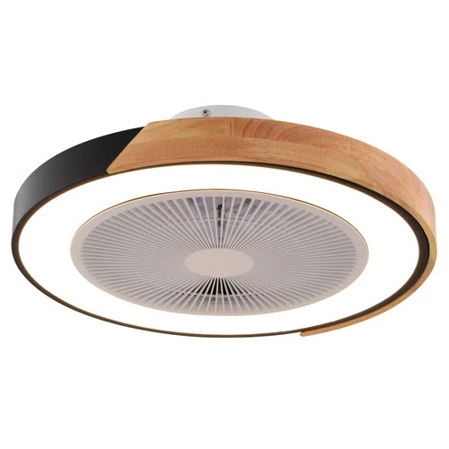 Vaxcel Lighting F0131 Everette 20" 7 Blade Indoor LED Ceiling - Black - Picture 1 of 9