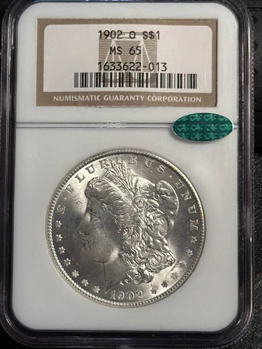 1902 O Morgan Silver Dollar NGC MS-65 CAC